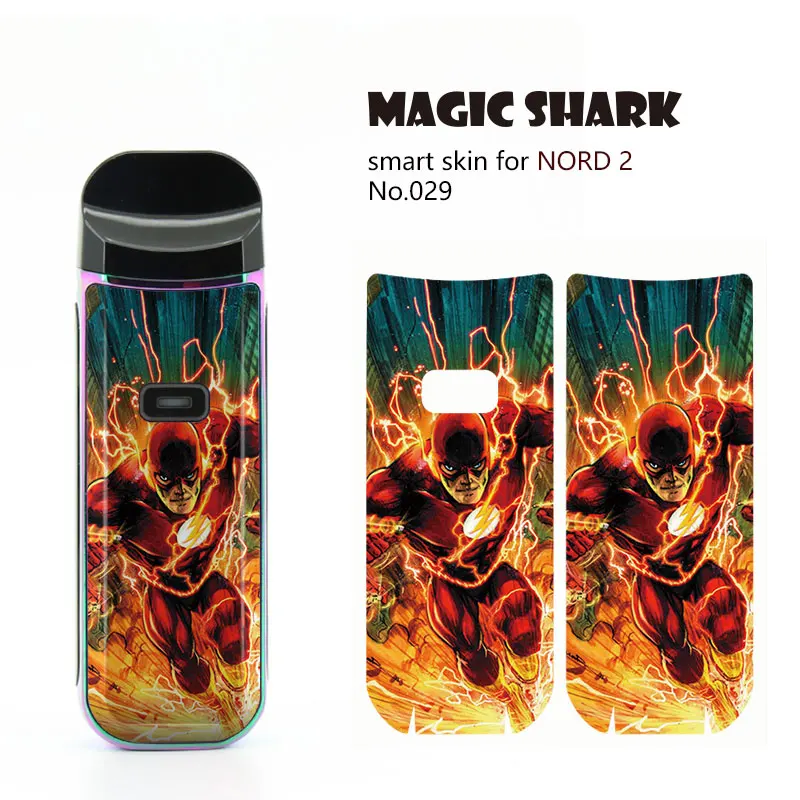 Чехол-наклейка Magic Shark Flashman с черепом Vendetta Devil Cat без выцветания для Smok Nord2 Nord 2 022-042 |