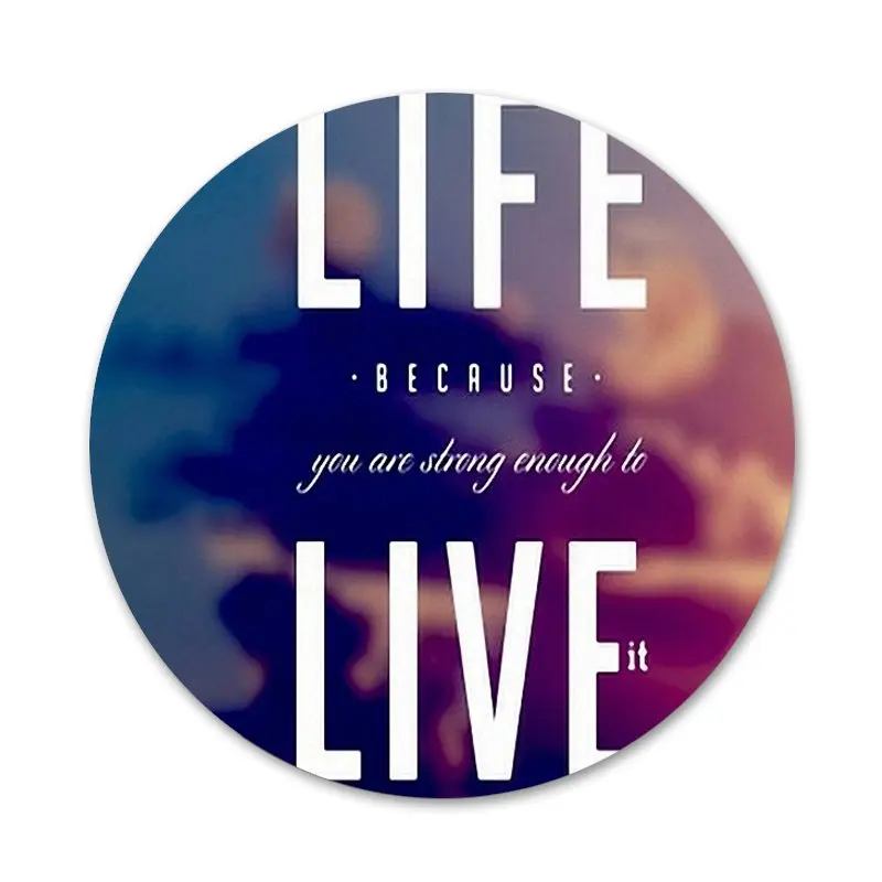 Вдохновляющие мотивационные любовные цитаты симпатичный значок брошь заколка