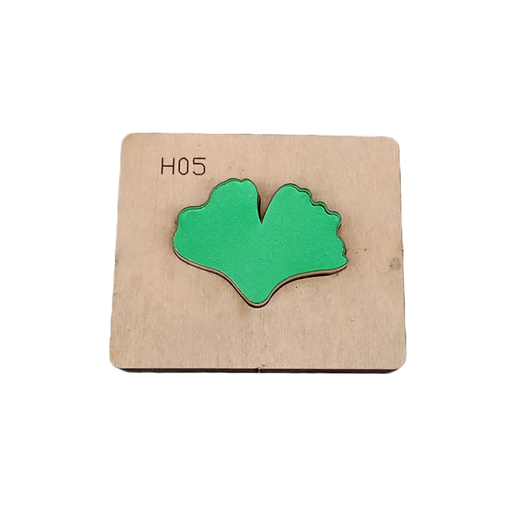 С рисунком цветов и листьев в форме деревянная форма умирает вырезать трафарет