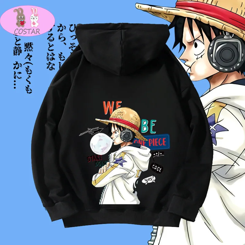 

COSTAR Горячая Аниме Обезьяна D Luffy модная печатная фотография с капюшоном