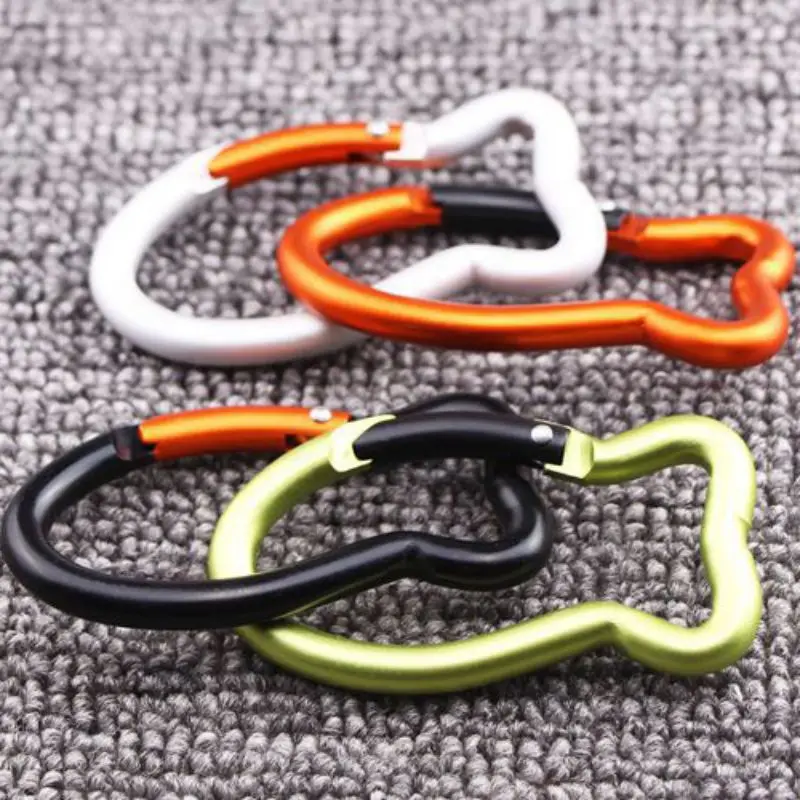 5 шт./компл. карабин круглый легкий Алюминий сплав быстра петля разъемы висячий