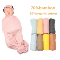 120x120cm baby muslin bamboo fiber receiving blanket infant swaddling wrap towel