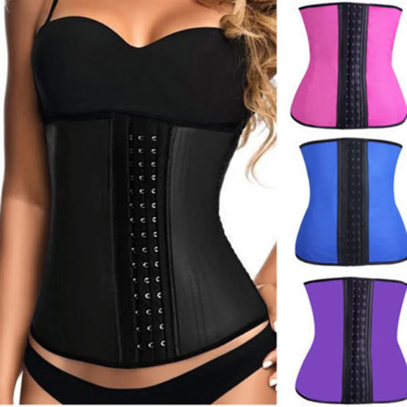 Steel Bone Waist Trainer Latex Shapewear Slimming Belt Cincher Body Shaper Girdle Workout Tummy Control for Women | Женская одежда