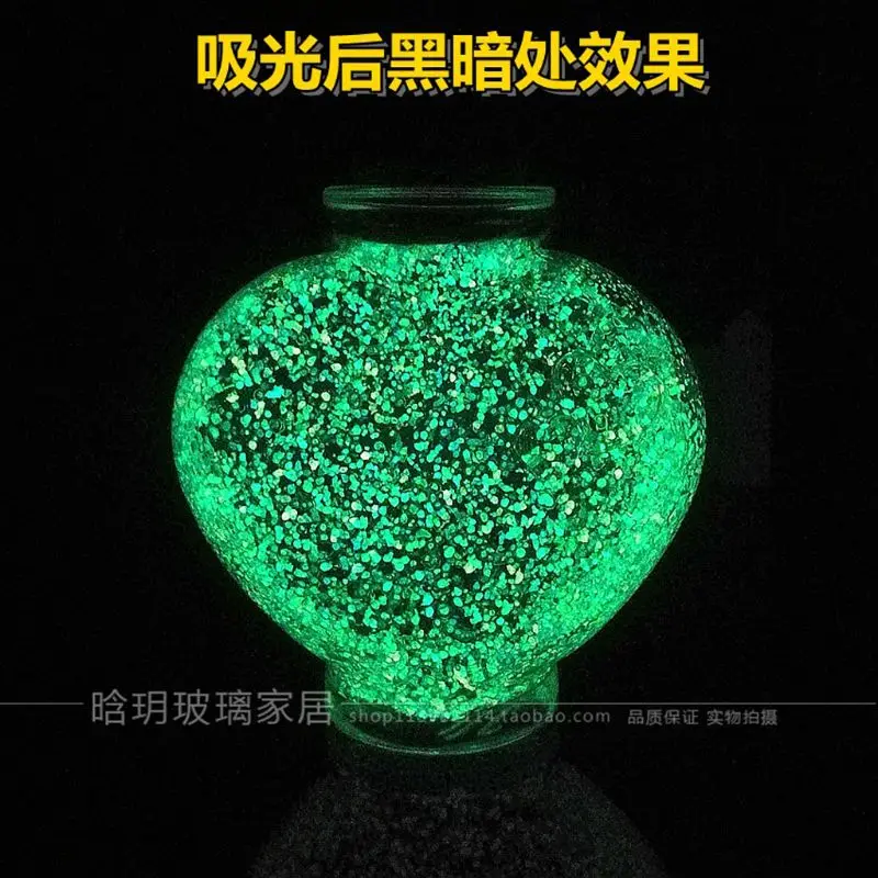 

10 Bottles Fluorescent Bright Glow In Dark Sand Powder Pigment Resin Jewelry DIY
