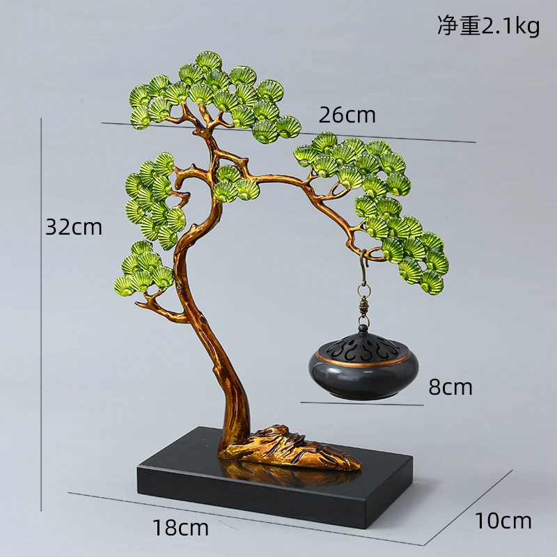 

Hanging Incense Burner Copper Stend Base Zen Incense Burner Water Fall Kit Modern Incienso Cascada Meditation Decoration ZY50XL