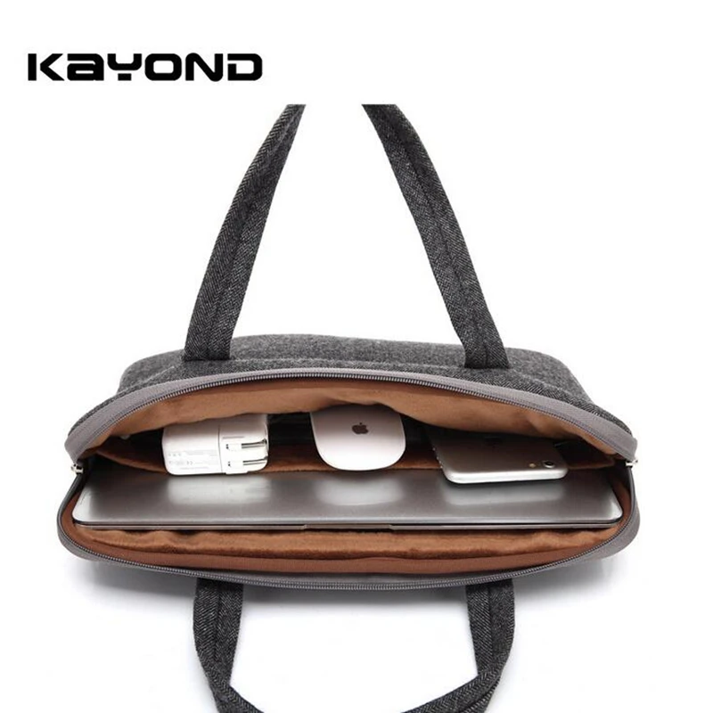 Kayond Акция распродажа модный мужской чехол для ноутбука Портфель Сумка черный