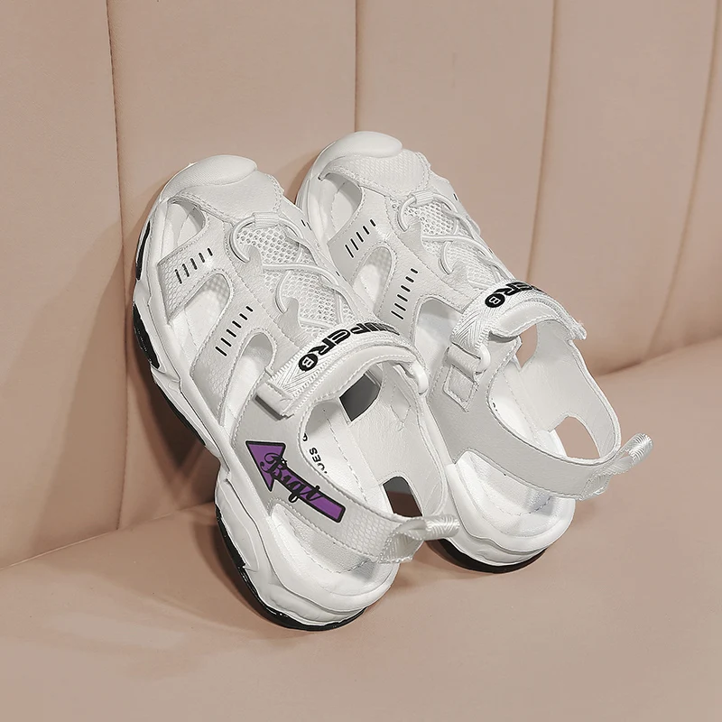 Детские повседневные сандалии EOSNYX светильник дышащие пляжные туфли мягкая