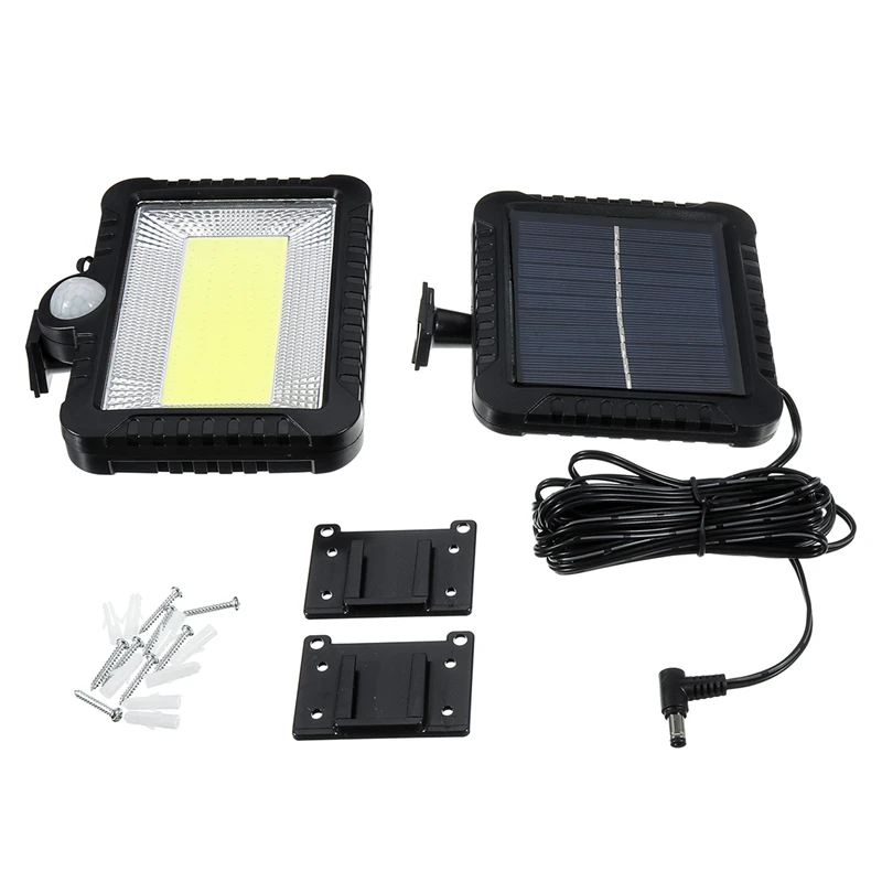 XANES COB 100LED 30 Вт 600 люмен IP65 солнечный светильник уличный парковый двор сад