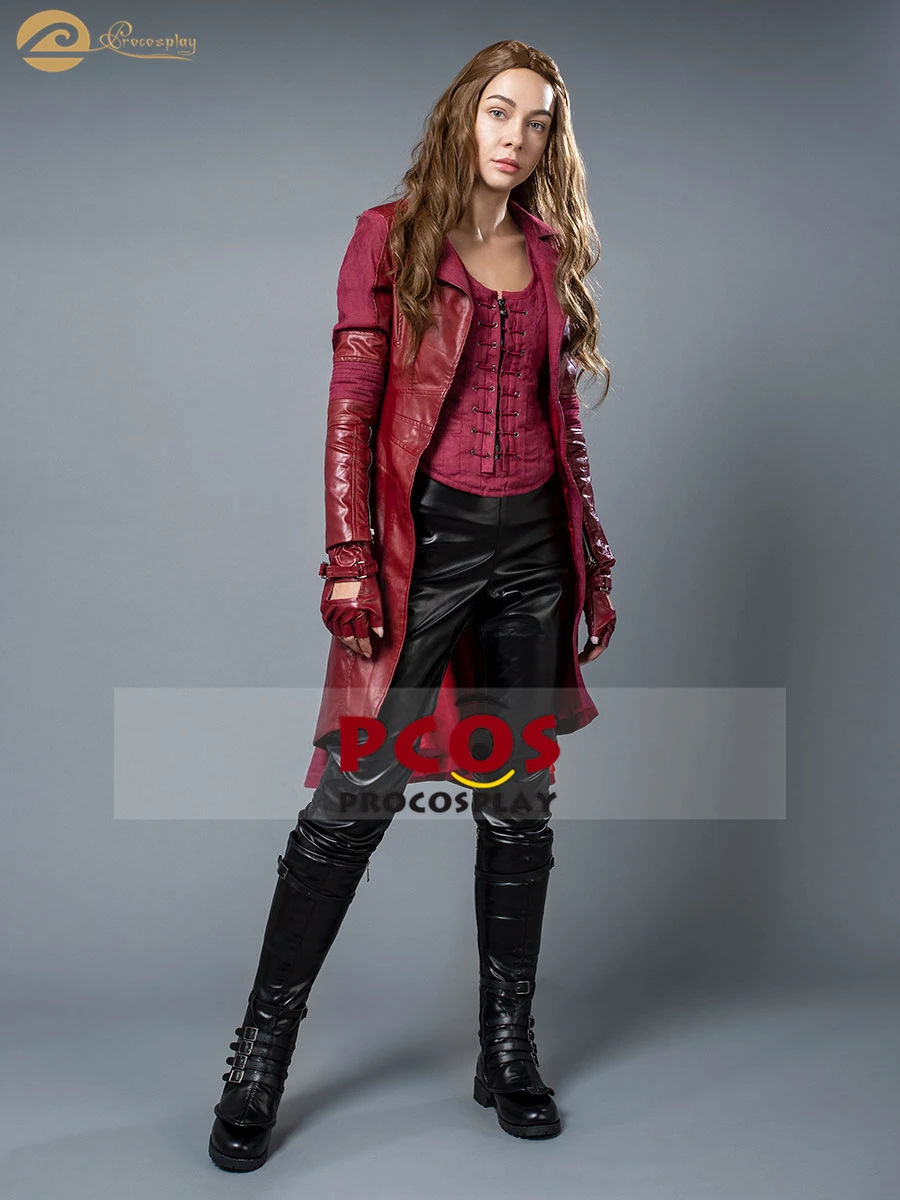 аниме костюмы 3: Гражданская война Ванда максимофф Скарлет ведьма Капитан