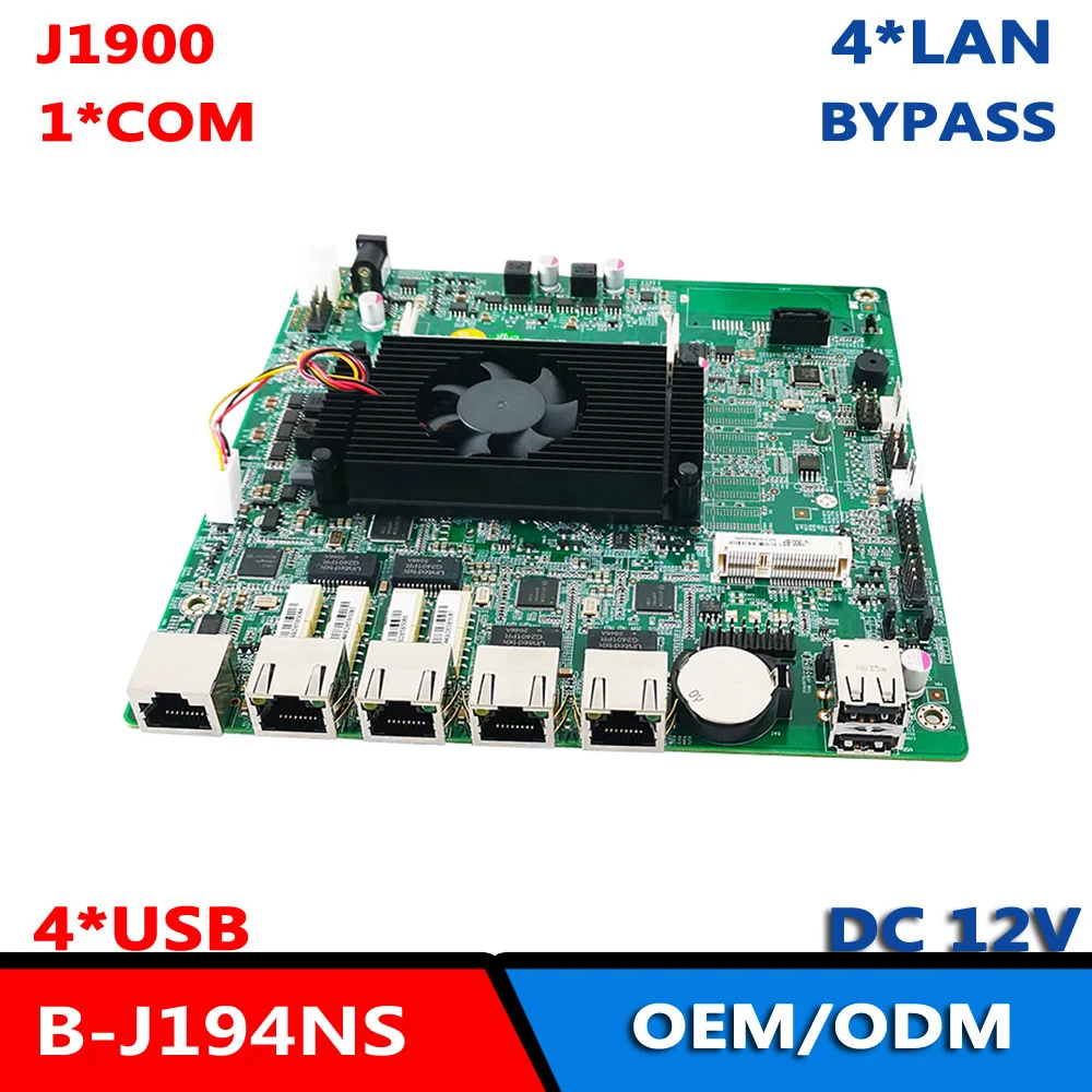 Поддержка байпас J1900 4 * I211AT LAN ITX материнская плата маршрутизатора для безопасного