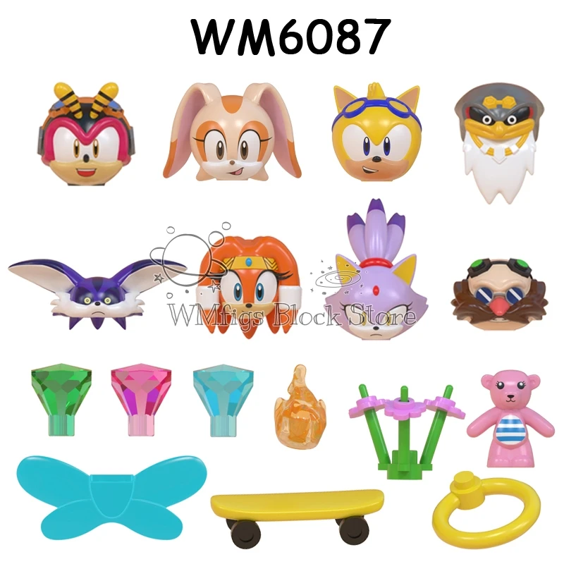 Новинка WM6087 Ray Stone Bick Blaze Chame Dickle Link игровая серия панда пчела мультфильм голова