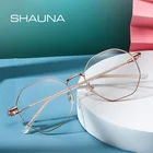Оправа для очков SHAUNA с защитой от сисветильник, модные женские полигоны, ульсветильник металлическая оправа для очков