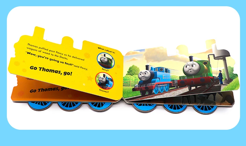 

Children Popular Book Thomas and Friends Go Thomas, Go! english Colouring Book Story Picture Book for Kids