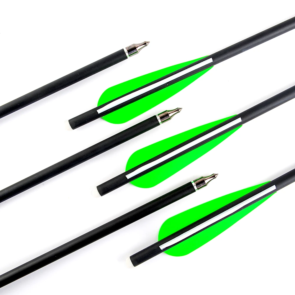 Стрелы из углеродного сплава 17/20/22 дюйма 8 мм|carbon arrow|crossbow boltsarchery hunting |