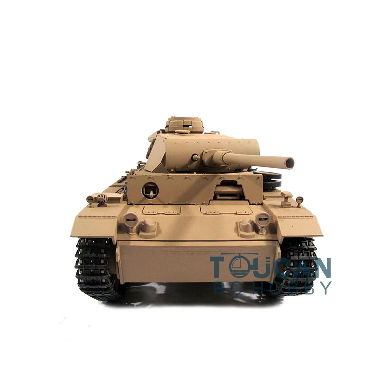 100% металлический Mato 1/16 Panzer III RC KIT модель танка BB стреляющая пеллетка желтый 1223