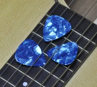 100pcs new heavy 0 96mm blank guitar picks plectrums celluloid light blue