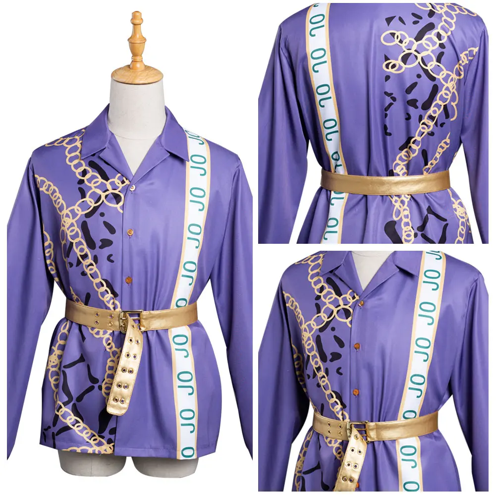 

Anime JoJo‘s Bizarre Adventure Stone Ocean Kujo Jotaro Cosplay Costume Shirt Outfits Halloween Carnival Suit
