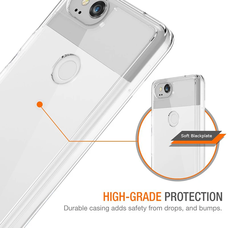 Мягкий чехол для Google Pixel 2 2XL прозрачный силиконовый штамп ТПУ защитный камеры Pixel2