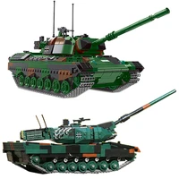 new xingbao military weapons series 2 styles leopard 2a6 main battle tank building blocks bricks toy tanks model kits boy toys