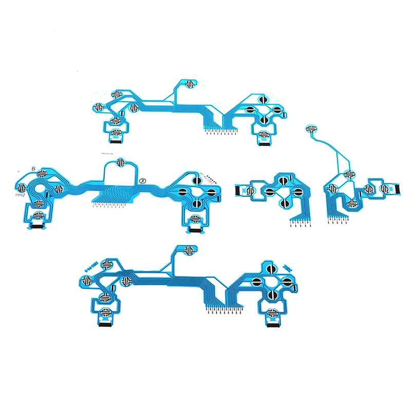 Для PS4 DS4 PRO Slim проводящая пленка для контроллера синяя JDS 050 040 030 010 ручка кабель