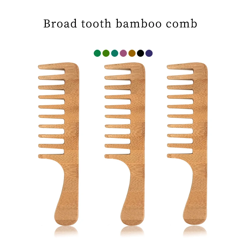 

Гребень для волос из натурального дерева с широкими зубьями
