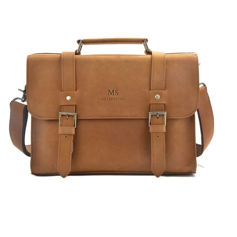 

Мужской портфель из натуральной кожи, в европейском стиле