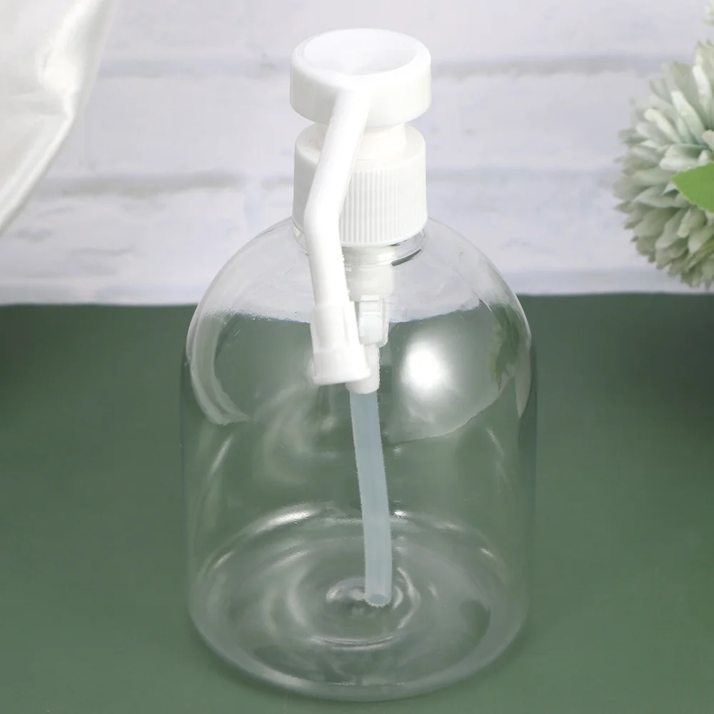 

4pcs Empty Hand Sanitizer Bottles Refillable Plastic Container Transparent Gel Bottle for Home Office