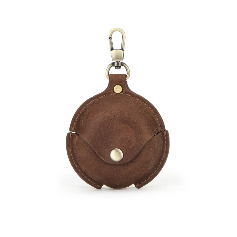 Genuine leather Bluetooth Earphone Case Protective Cover For Huawei Freebuds 3 New Headset Accessories With Hook | Электроника