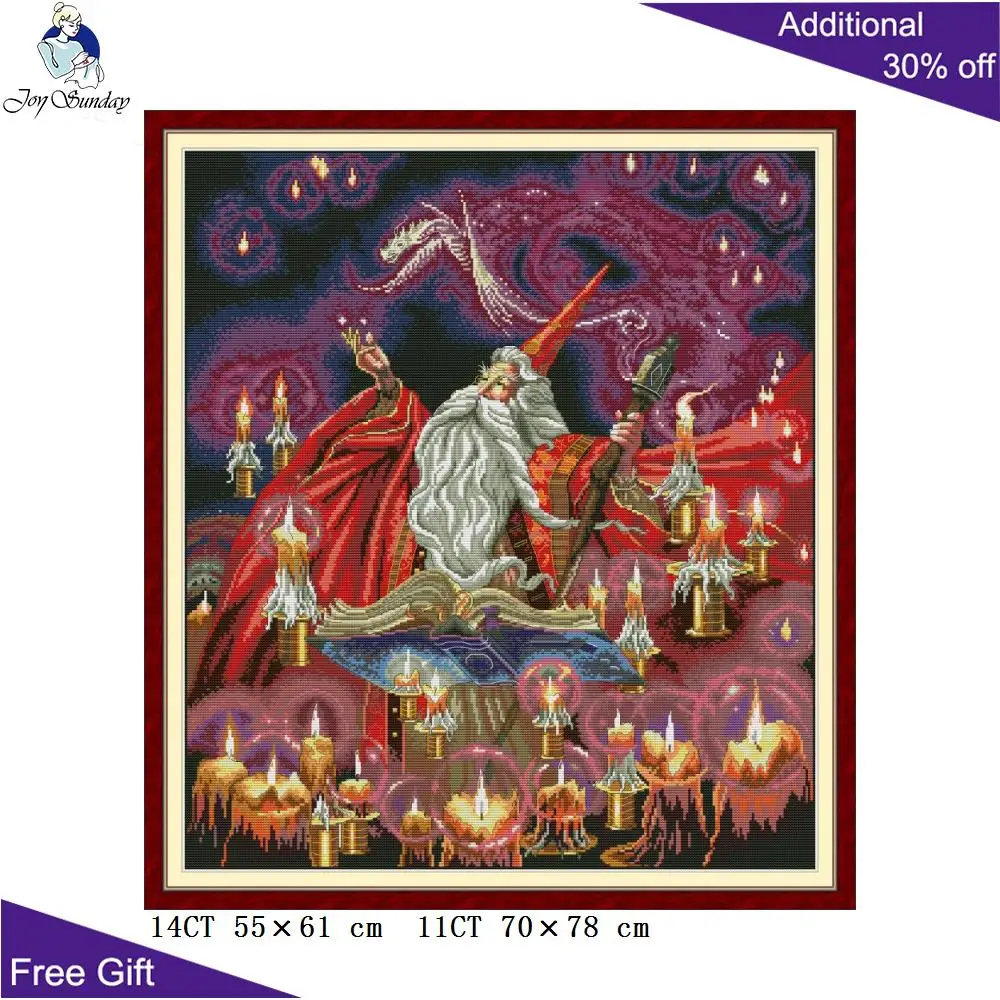 Набор для вышивки крестиком Joy Sunday Magician RA316 14CT 11CT|Упаковка| |