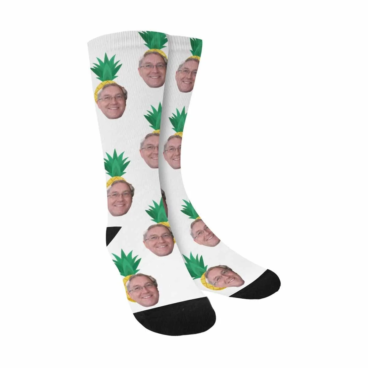 

Custom Face Ananas Sublimated Crew Socks
