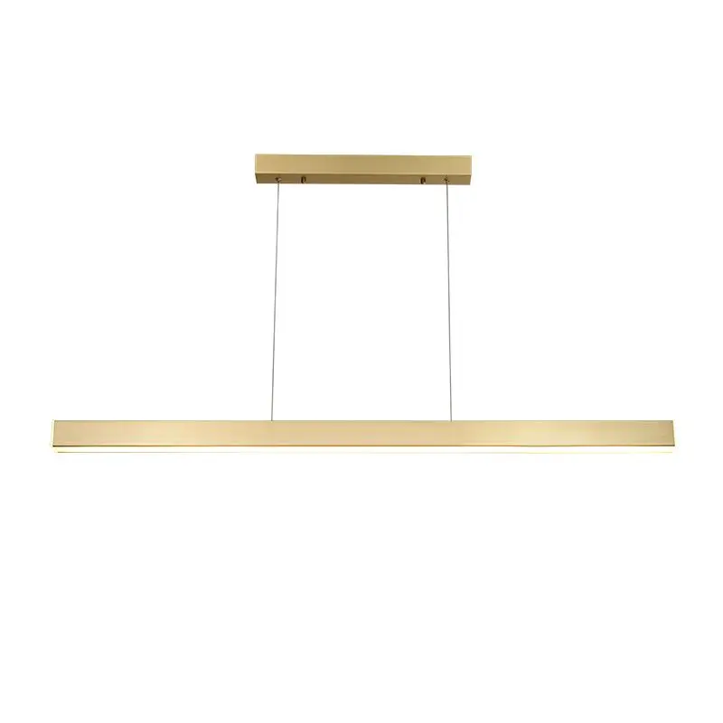 

Light luxury post-modern creative designer copper simple dining room living room chandelier
