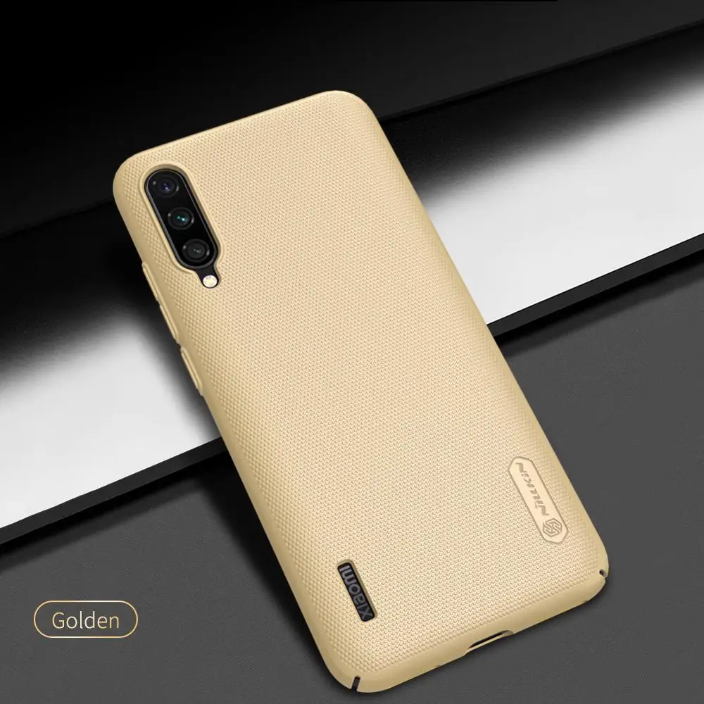 Для Xiaomi mi A3 чехол Nillkin Матовый Жесткий чехол для Xiaomi Mi A1 A2 A3 MiA1 MiA2 MiA3 Mi 5X 6X CC9E - Цвет: Золотой