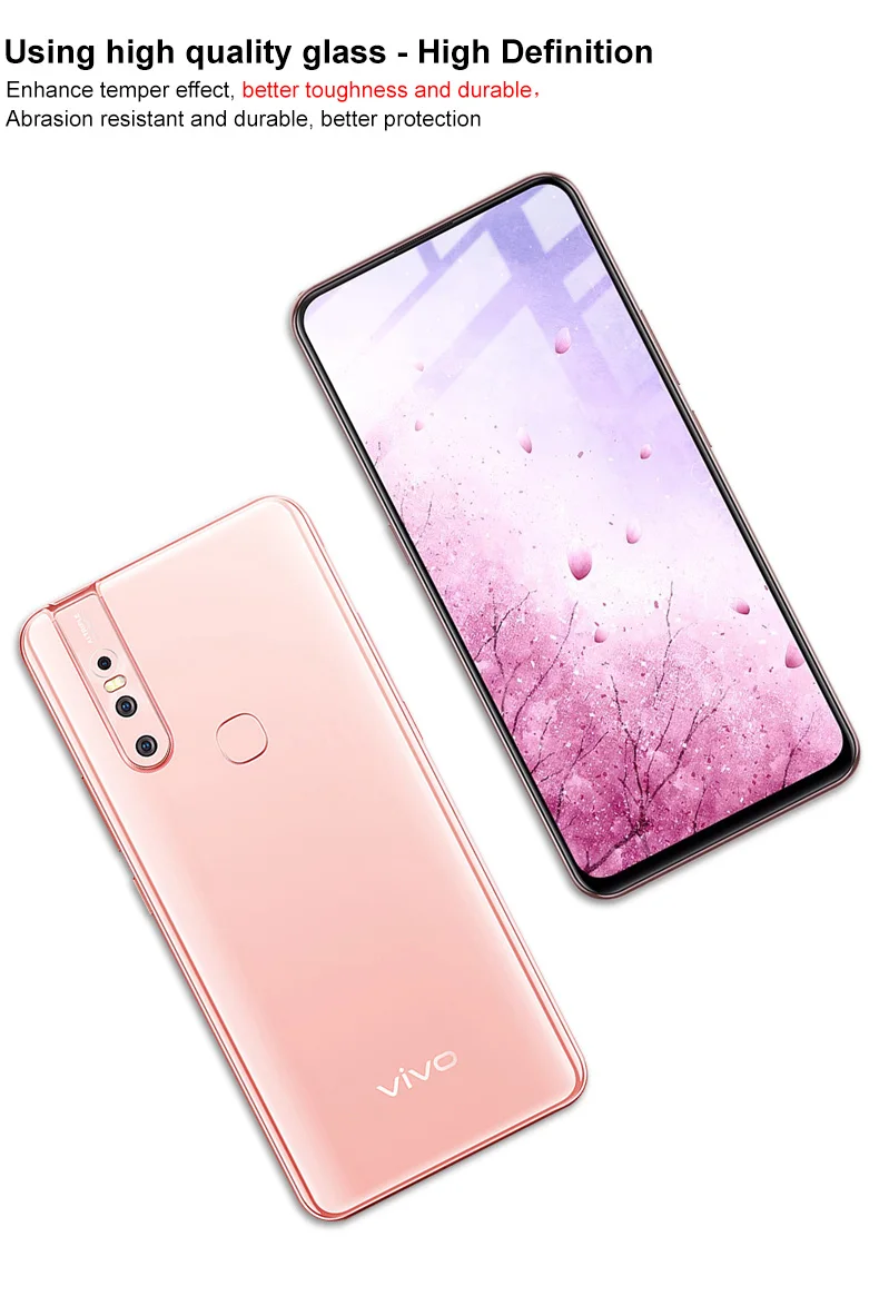 Закаленное стекло для vivo s1 IMAK Pro + версия Полное покрытие экрана Защитное |