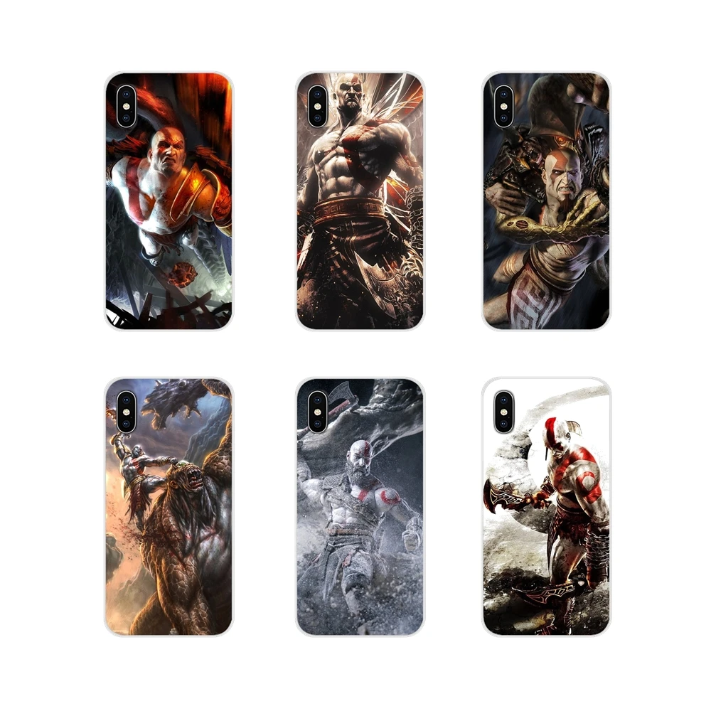 Для Xiaomi Redmi 4A S2 Note 3 3S 4 4X 5 Plus 6 7 6A Pro Pocophone F1 God of War Kratos Art аксессуары чехлы для