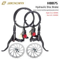 zoom hb875 mtb hydraulic brake set for bicycle disc brake system caliper mountain bike lever with rotor 160mm cycling 8001400mm