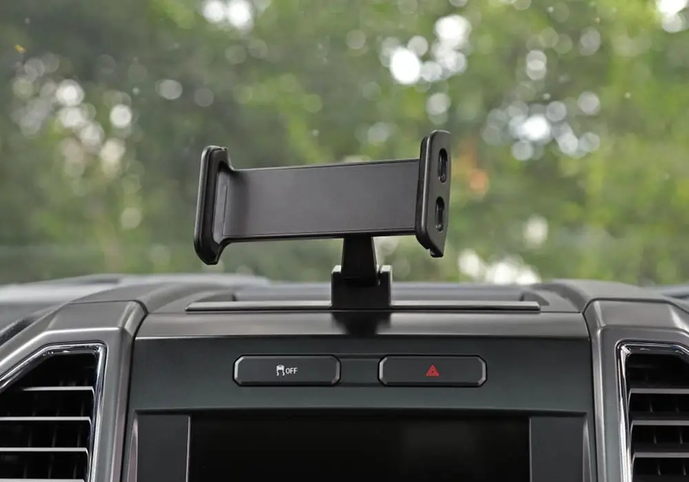 phone holder stand gps mount bracket for ford f150 f 150 2015 2016 2017 2018 2019 2020 2021 car interior accessory abs black free global shipping