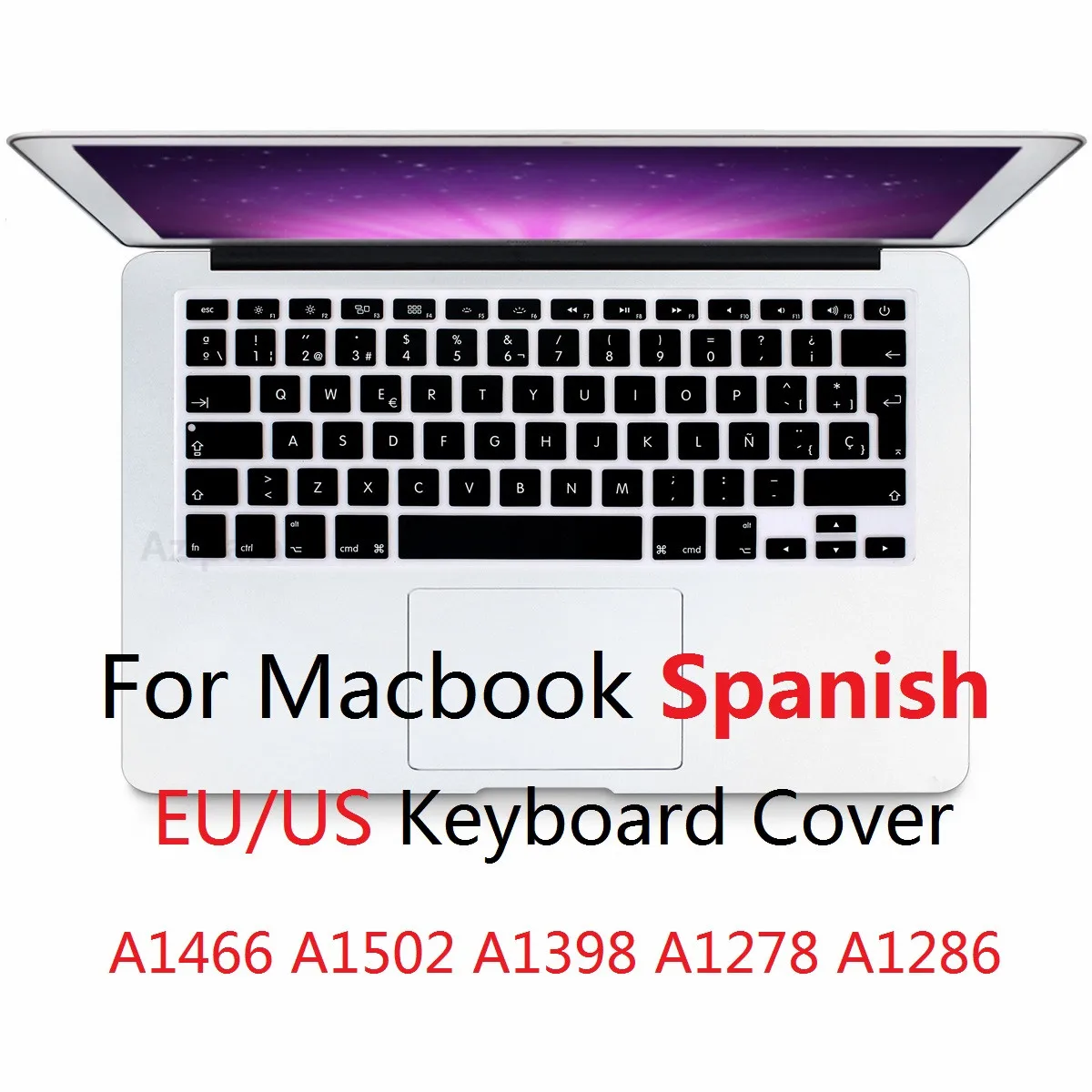 Мягкий силиконовый чехол для клавиатуры Macbook Pro Retina 13 15 Air EU US A1466 A1278 A1286 |