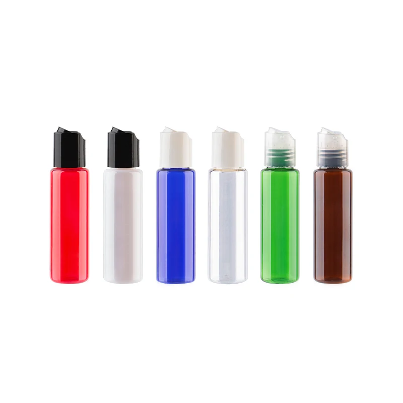 30 мл прозрачные маленькие пластиковые пустые косметические бутылки с дисковой