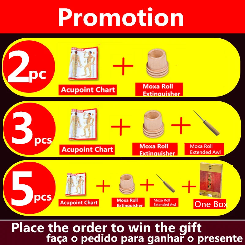 14 мм * 110 Бездымная Мокса рулон рулонов Stick Традиционный китайский акупунктурный