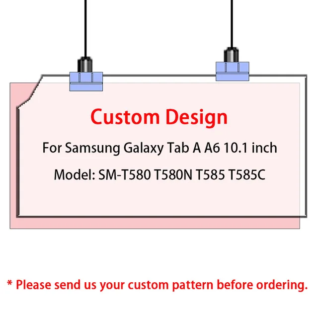 Custom Design Чехол MTT с мраморной текстурой для samsung Galaxy Tab A A6 10,1 ''SM-T580 T585 из искусственной кожи, откидной Чехол-подставка, fundas, умный чехол для планшета - Цвет: Custom Design