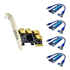 Плата расширения PCI-E, плата расширения PCI-E, 4 порта, USB адаптер, карта от 1 до 4, карта расширения, набор карт, множитель