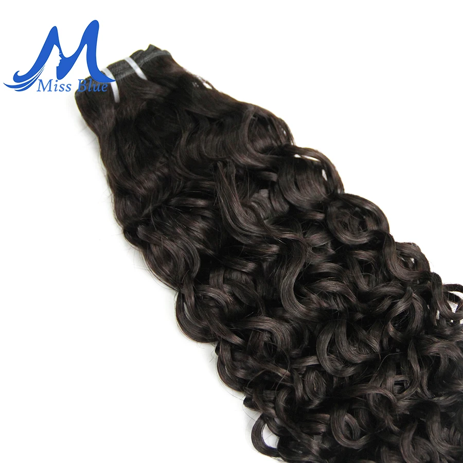 Missblue бразильские волосы волнистые пряди 3 4 шт. 100% человеческие натуральных Цвет