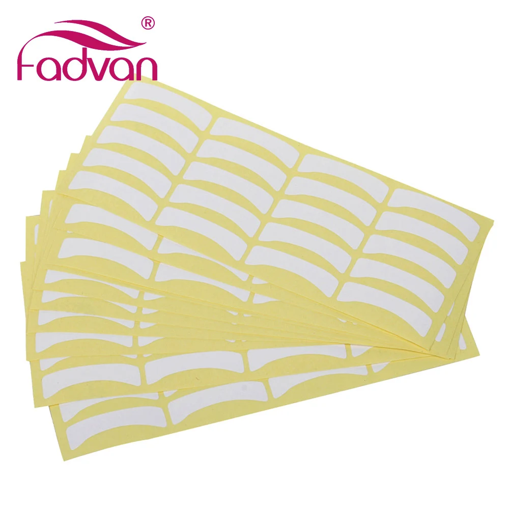 Fadvan 100 шт./пакет одноразовые патчи для наращивания ресниц бумажные глаза под