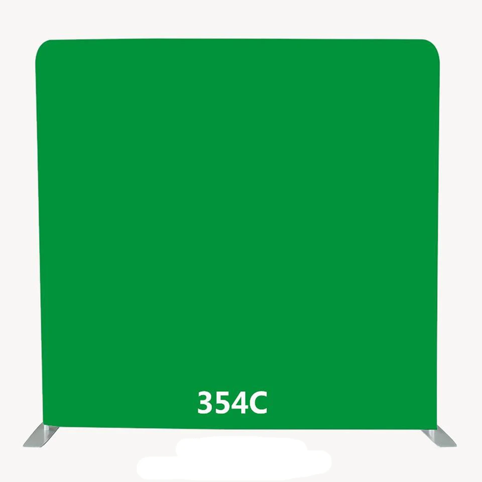 354 Green with White 8 футов прямой наволочка фон зеленый экран/белый/черный/красный/синий/розовый с рамкой стенд с светодиодный свет для фотографии - Цвет: 354 Green with White