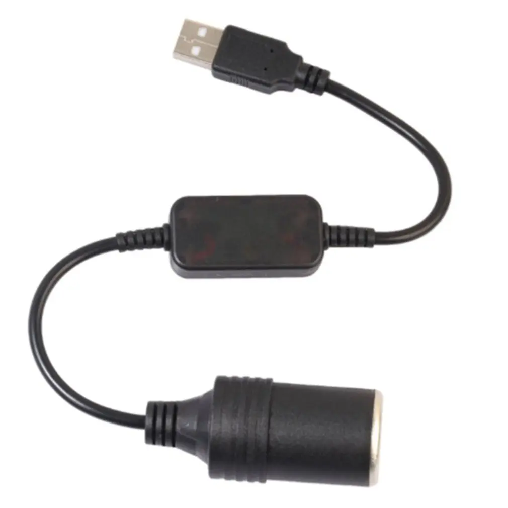 5V 2A USB мужчина к 12V розетка для автомобильного прикуривателя конвертер