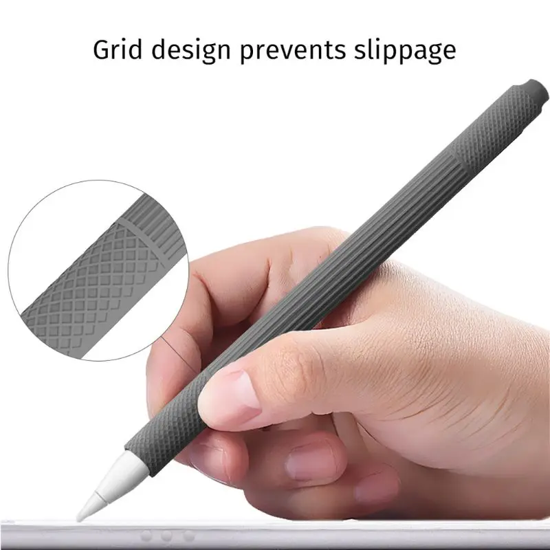 

1Set Cute Animal Pattern Pen Holder Case Soft Silicone Protective Pouch Cap Cover Skin for Apple Pencil 2nd Accessories