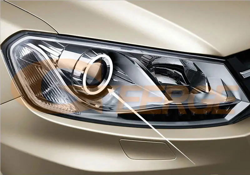 Для Zotye T600 2014 2015 2016 отличные ультра яркие CCFL ангельские глазки Halo кольца комплект