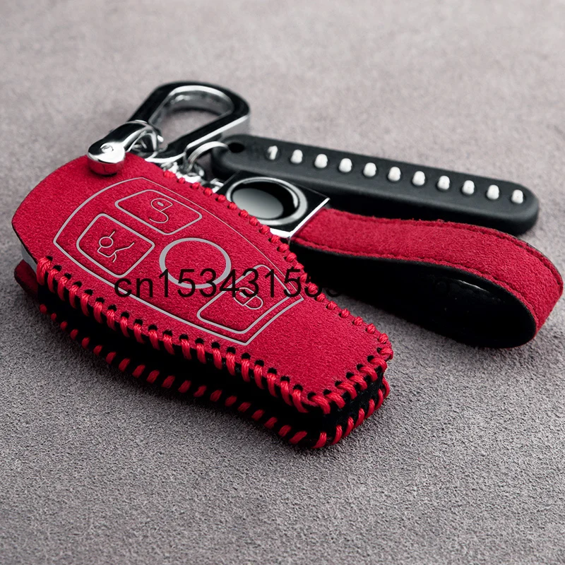 

Car Key Case Cover Shell Fob For Benz e300l a200l glc260 lc200l Accessories Key Case For Car