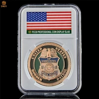 usa department of homeland security bronze challenge coin us cbp border patrol agent patriotic military souvenirs coins wholder