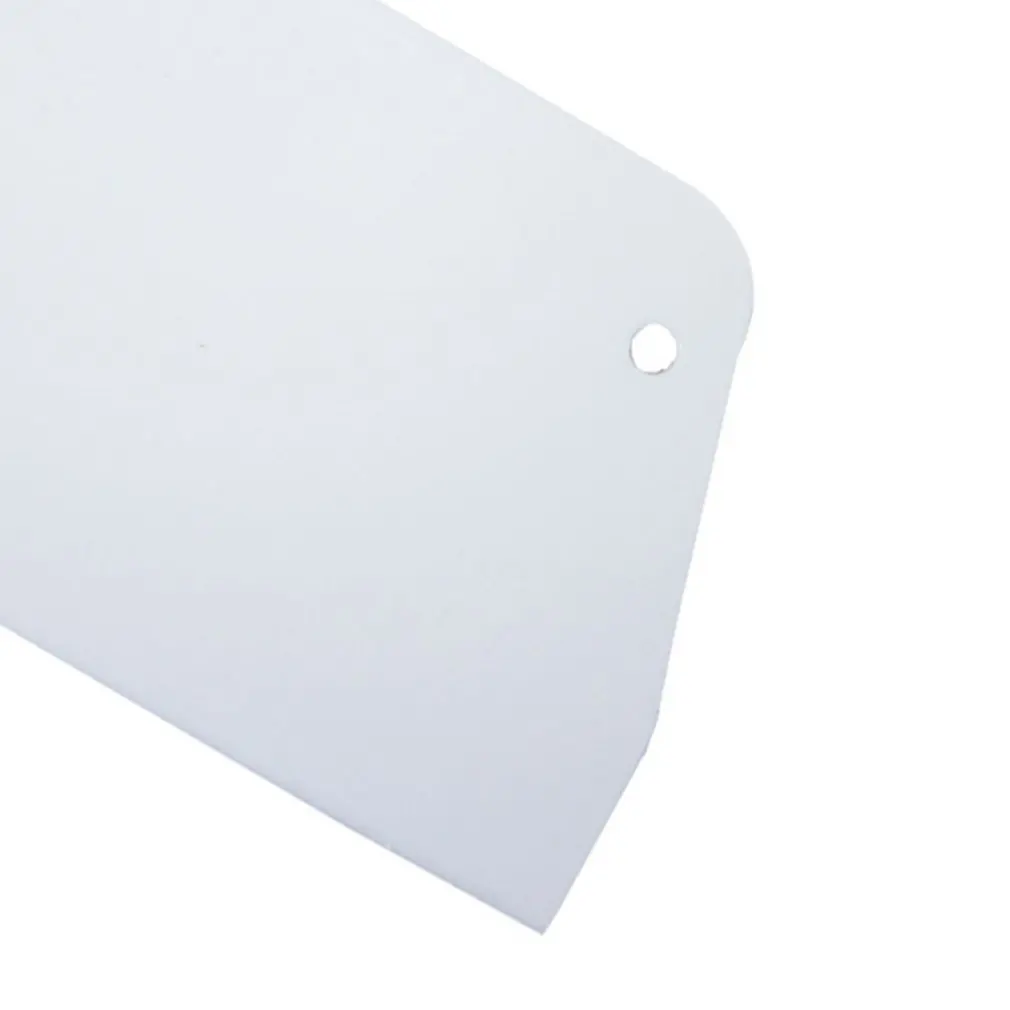 

2pcs Baking Tools Plastic Scraper Trapezoidal Scraper Small Cream Cake Dough Cutting Knife Baking Scraper